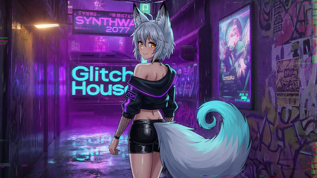 Shiro — playful tail (v1 ref)